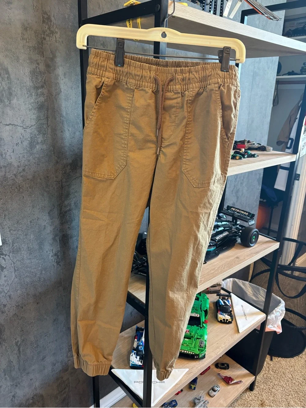 art class Tan Elastic-Waist kid Jogger Pants